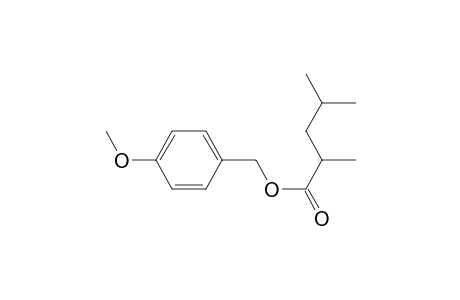 Pentanoic acid, 2,4-dimethyl-, (4-methoxyphenyl)methyl ester, (S)-
