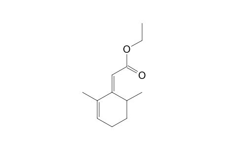 ETHYL-(2,6-DIMETHYL-2-CYCLOHEXEN-1-YLIDENE)-ACETATE