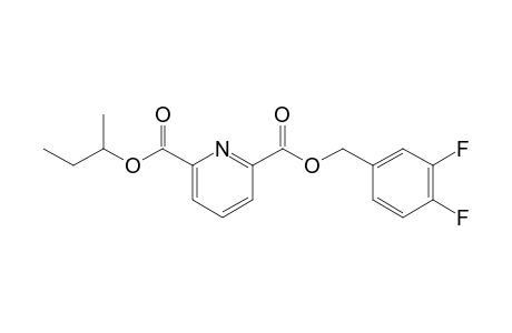 2,6-Pyridinedicarboxylic acid, 3,4-difluorobenzyl but-2-yl ester
