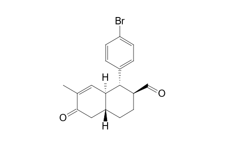 (1S,2S,4aR,8aS)-1-(4-Bromo-phenyl)-7-methyl-6-oxo-1,2,3,4,4a,5,6,8a-octahydro-naphthalene-2-carbaldehyde