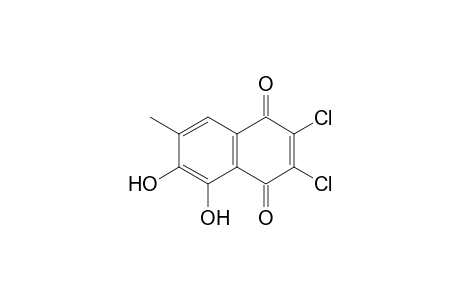 2,3-Dichloro-5,6-dihydroxy-7-methyl-1,4-naphthoquinone