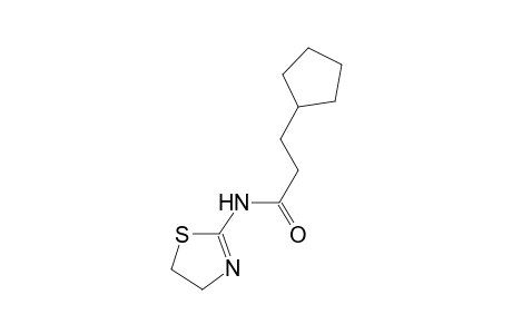 3-cyclopentyl-N-(4,5-dihydro-1,3-thiazol-2-yl)propanamide