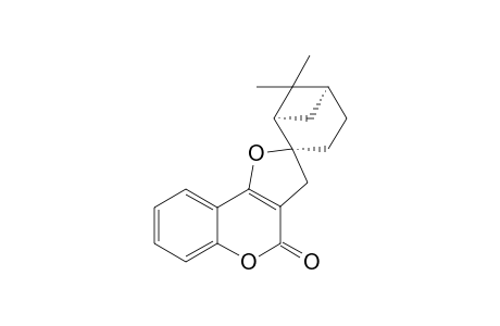 2-[spiro(1'-Pinene)]-2,3-dihydro-2H-furo[3,2-c]benzopyran-2-one
