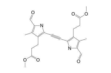 1,2-BIS-(3-METHOXYCARBONYLETHYL-4-METHYL-5-FORMYL-2-PYRROLYL)-ETHYNE