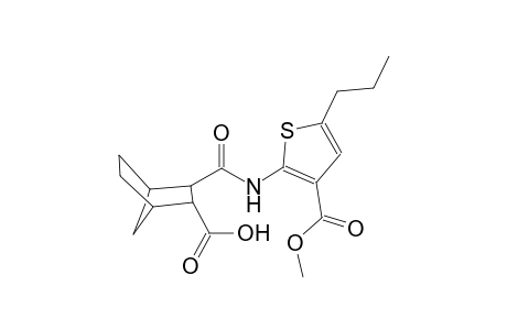 3-({[3-(methoxycarbonyl)-5-propyl-2-thienyl]amino}carbonyl)bicyclo[2.2.1]heptane-2-carboxylic acid
