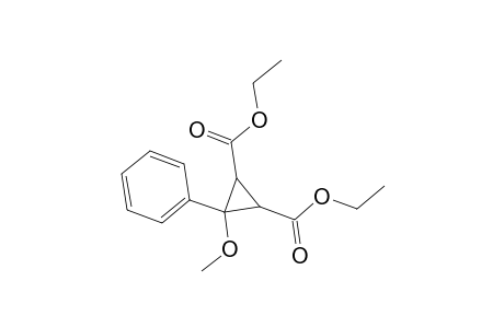 1,2-Cyclopropanedicarboxylic acid, 3-methoxy-3-phenyl-, diethyl ester, (1.alpha.,2.beta.,3.alpha.)-