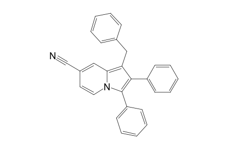 1-Benzyl-2,3-diphenyl-indolizine-7-carbonitrile