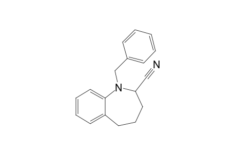 1-(Phenylmethyl)-2,3,4,5-tetrahydro-1-benzazepine-2-carbonitrile