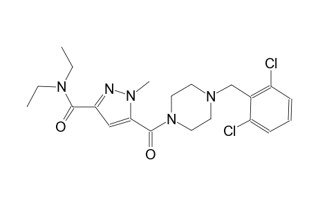 5-{[4-(2,6-dichlorobenzyl)-1-piperazinyl]carbonyl}-N,N-diethyl-1-methyl-1H-pyrazole-3-carboxamide
