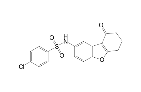 4-Chloro-N-(9-oxo-6,7,8,9-tetrahydro-dibenzofuran-2-yl)-benzenesulfonamide