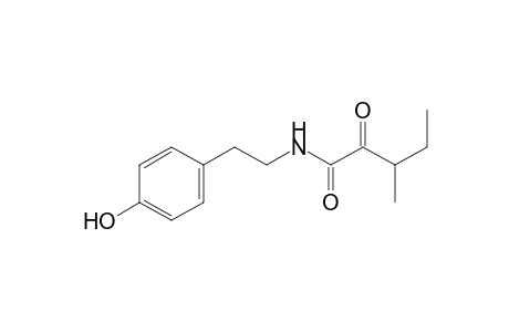 N-[2-(4-Hydroxyphenyl)ethyl]-3-methyl-2-oxopentanamide