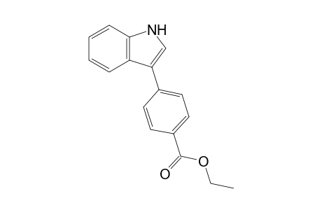 4-(1H-Indol-3-yl)benzoic acid ethyl ester