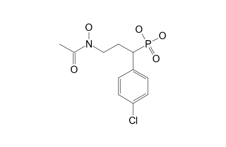 3-(N-HYDROXYACETAMIDO)-1-(4-CHLOROPHENYL)-PROPYLPHOSPHONIC-ACID
