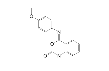 (Z)-1-METHYL-4-(4-METHOXYPHENYLIMINO)-1,4-DIHYDRO-2H-3,1-BENZOXAZIN-2-ONE
