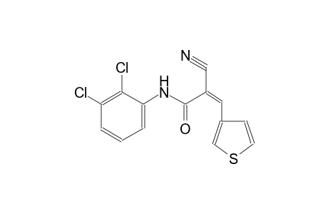 (2Z)-2-cyano-N-(2,3-dichlorophenyl)-3-(3-thienyl)-2-propenamide