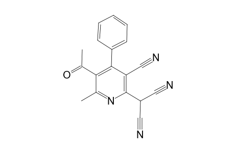 2-(5-Acetyl-3-cyano-6-methyl-4-phenyl-2-pyridinyl)malononitrile