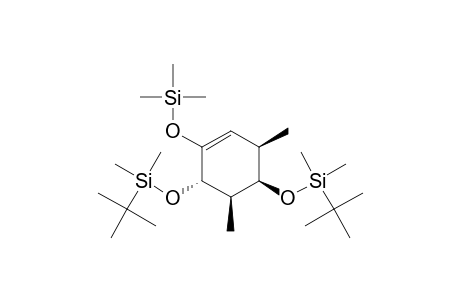 (3R*,4R*,5R*,6S*)-[(3,5-Dimethyl-4,6-bis-((tert-butyldimethylsilyl)oxy)-1-cyclohexenyl)oxy]trimethylsilane