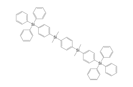 p-Phenylenebis(dimethyl[p-(triphenylsilyl)phenyl]silane)
