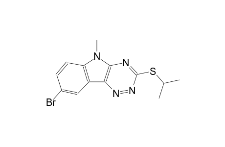 5H-[1,2,4]triazino[5,6-b]indole, 8-bromo-5-methyl-3-[(1-methylethyl)thio]-