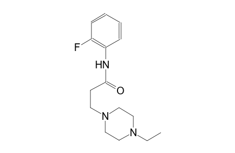 1-piperazinepropanamide, 4-ethyl-N-(2-fluorophenyl)-