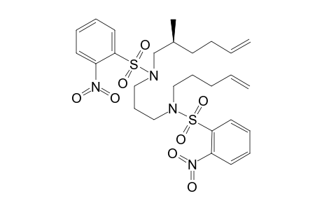 (S)-N-{3-[(2-Nitrobenzenesulfonyl-(2-methylhex-5-enyl)amino]propyl}-N-(pent-4-enyl)-2-nitrobenzenesulfonamide