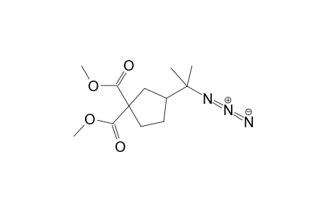 Dimethyl 3-(2-azidopropan-2-yl)cyclopentane-1,1-dicarboxylate