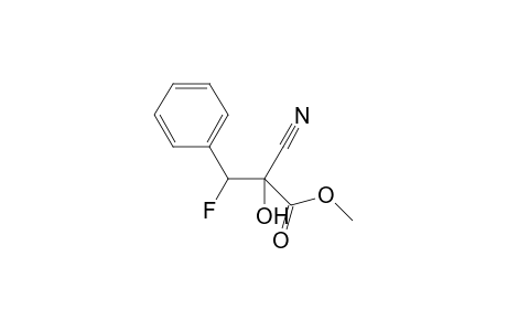 (erythro / threo)-Methyl 2-cyano-3-fluoro-2-hydroxy-3-phenylpropanoate