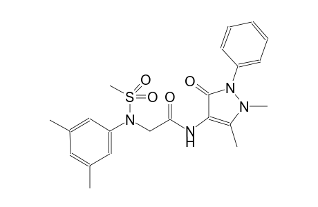 acetamide, N-(2,3-dihydro-1,5-dimethyl-3-oxo-2-phenyl-1H-pyrazol-4-yl)-2-[(3,5-dimethylphenyl)(methylsulfonyl)amino]-