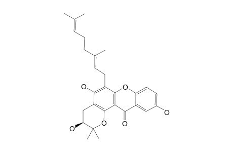 COCHINENSOXANTHONE;3,4-DIHYDRO-3-(S),5,10-TRIHYDROXY-2,2-DIMETHYL-6-[3,7-DIMETHYLOCTA-2-(E),6-DIEN-1-YL]-2-H,12-H-PYRANO-[2.3-A]