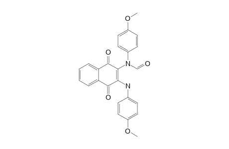 3-(4-METHOXYPHENYLAMINO)-2-[N-FORMYL-(4-METHOXYPHENYL)-AMINO]-1,4-NAPHTHOQUINONE