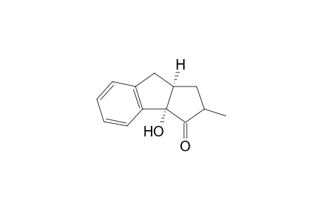 (3aS*,8aR*)-3a-Hydroxy-2-methyl-1,2,3,3a,8,8a-hexahydrocyclopent[a]inden-3-one