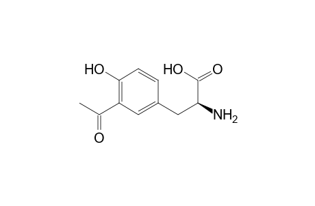 (2S)-2-azanyl-3-(3-ethanoyl-4-hydroxyl-phenyl)propanoic acid