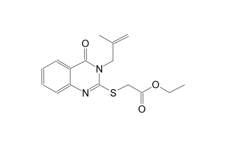 ethyl {[3-(2-methyl-2-propenyl)-4-oxo-3,4-dihydro-2-quinazolinyl]sulfanyl}acetate