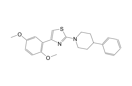 1-[4-(2,5-dimethoxyphenyl)-1,3-thiazol-2-yl]-4-phenylpiperidine
