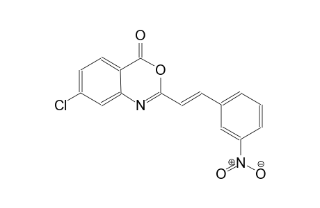 7-chloro-2-[(E)-2-(3-nitrophenyl)ethenyl]-4H-3,1-benzoxazin-4-one