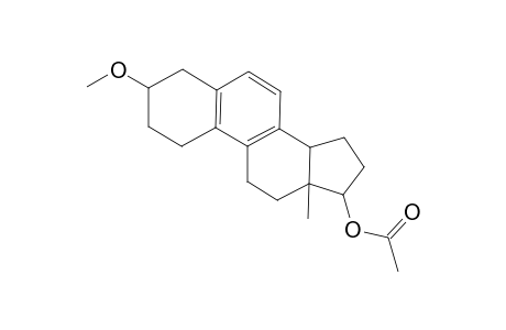 1H-Cyclopenta[a]phenanthren-17-ol, 2,3,4,11,12,13,14,15,16,17-decahydro-3-methoxy-13-methyl-, acetate