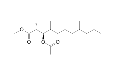 methyl (2R,3R)-3-acetoxy-2,4,6,8,10-pentamethyl-undecanoate