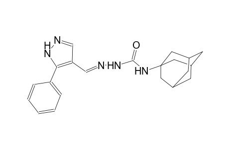 5-phenyl-1H-pyrazole-4-carbaldehyde N-(1-adamantyl)semicarbazone