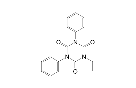 1,3-DIPHENYL-5-ETHYL-s-TRIAZINE-2,4,6(1H,3H,5H)-TRIONE