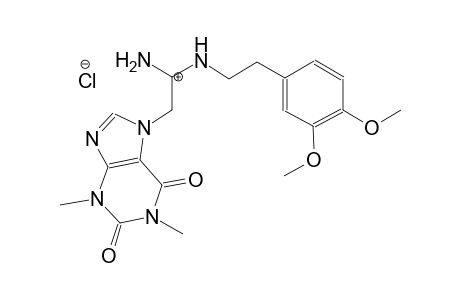 5-(3,4-dimethoxyphenyl)-1-(1,3-dimethyl-2,6-dioxo-2,3,6,7-tetrahydro-1H-purin-7-yl)-2-methylpentan-2-ylium chloride