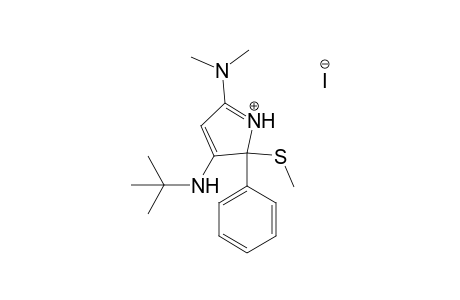 3-(tert-Butylamino)-5-(dimethylamino)-2-(methylthio)-2-phenyl-2H-pyrrolium Iodide