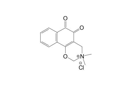 3,4,5,6-Tetrahydro-3,3-dimethyl-5,6-dioxo-2H-naphth[2,1-e]-1,3-oxazinium-chloride