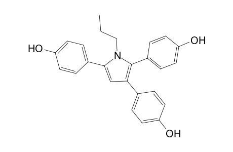 1-Propyl-2,3,5-tris(4-hydroxyphenyl)-1H-pyrrole