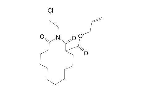 1-(2'-CHLOROETHYL)-2,14-DIOXO-1-AZACYCLOTETRADECAN-3-CARBOXYLIC-ACID-ALLYLESTER