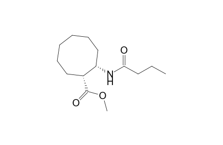 (1S,2R)-Methyl cis-2-(N-Propylcarbonyl)aminocyclooctanecarboxylate