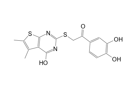 ethanone, 1-(3,4-dihydroxyphenyl)-2-[(4-hydroxy-5,6-dimethylthieno[2,3-d]pyrimidin-2-yl)thio]-
