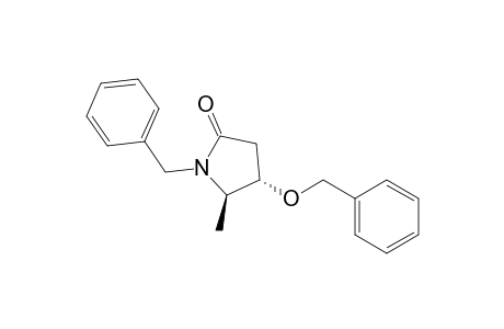 (4S,5R)-1-benzyl-4-benzyloxy-5-methyl-pyrrolidin-2-one