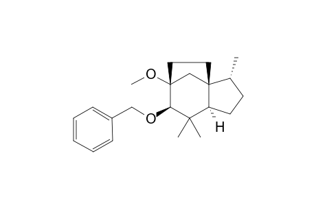 (1R,2R,5R,7R,8R) 7-Benzyloxy-2,6,6-trimthyl-8-methoxytricyclo[6.2.1.0(1,5)]undecane