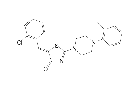 (5Z)-5-(2-chlorobenzylidene)-2-[4-(2-methylphenyl)-1-piperazinyl]-1,3-thiazol-4(5H)-one