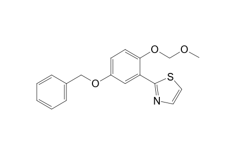 2-(5-Benzyloxy-2-methoxymethoxy-phenyl)-thiazole